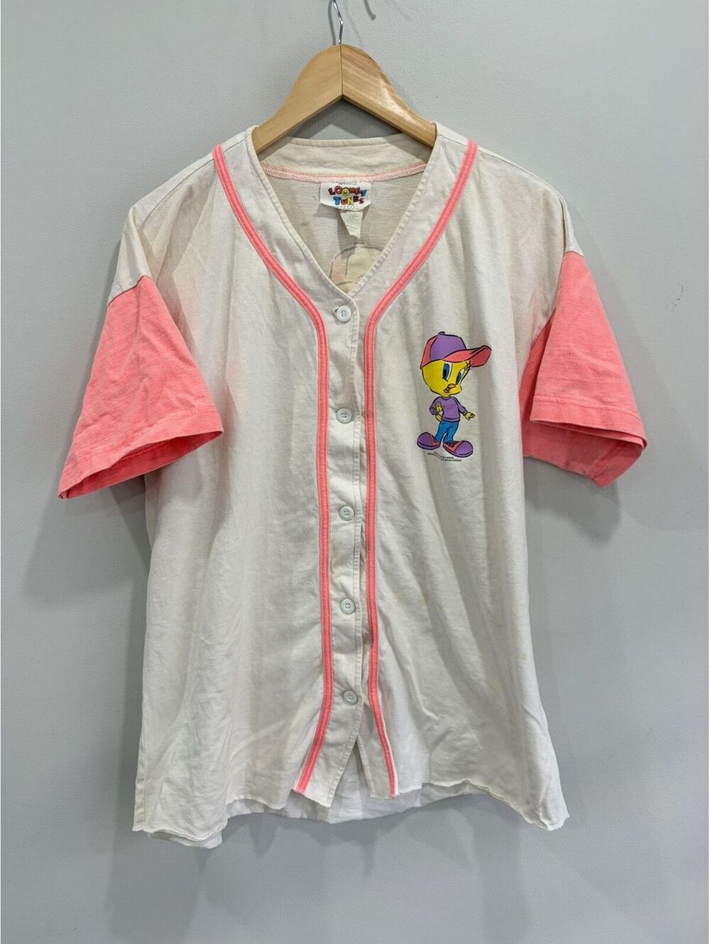 Vintage Looney Tunes Jersey Baseball tweety